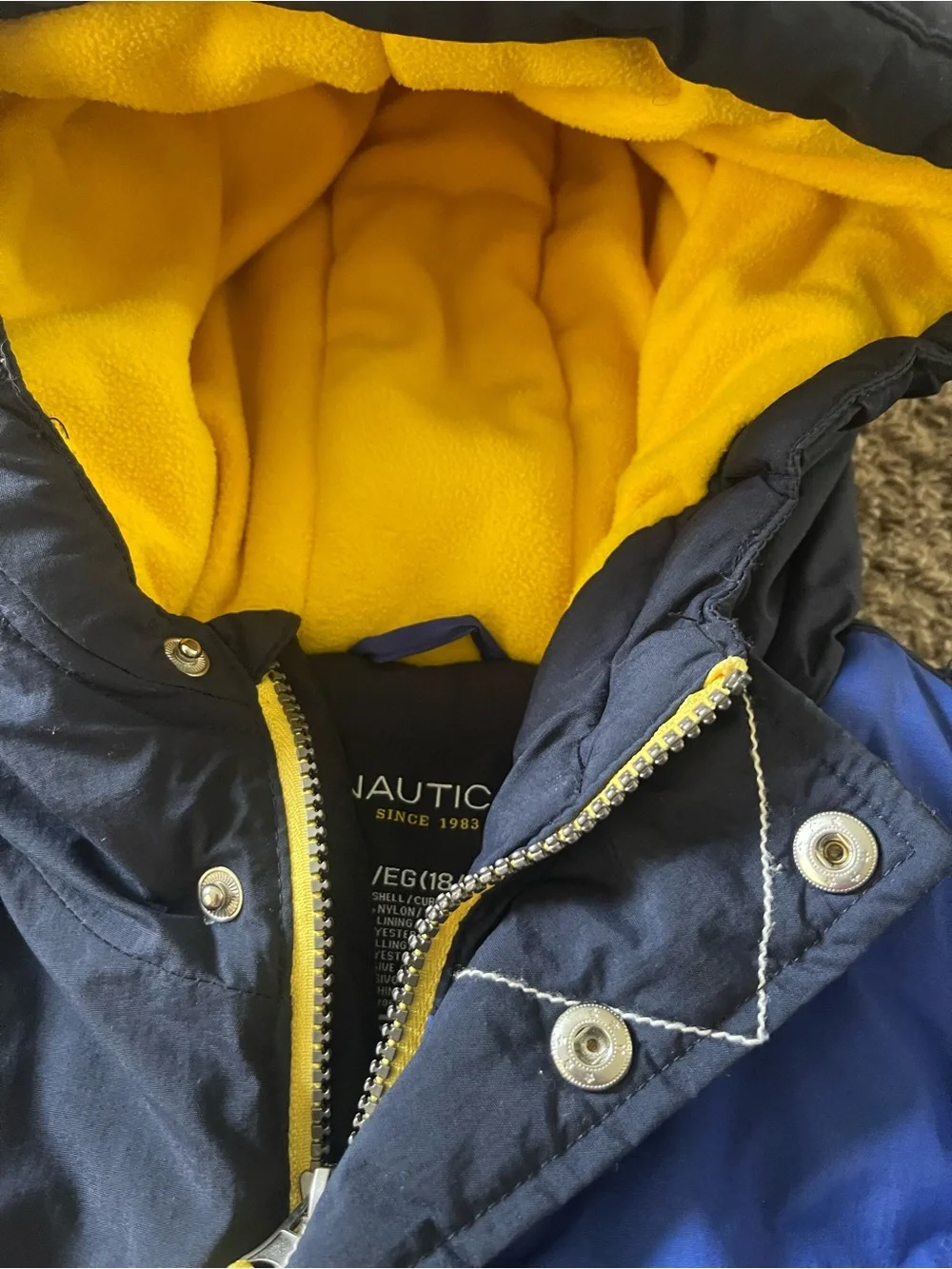 Nautica Colorblock Snorkel Coat - EUC